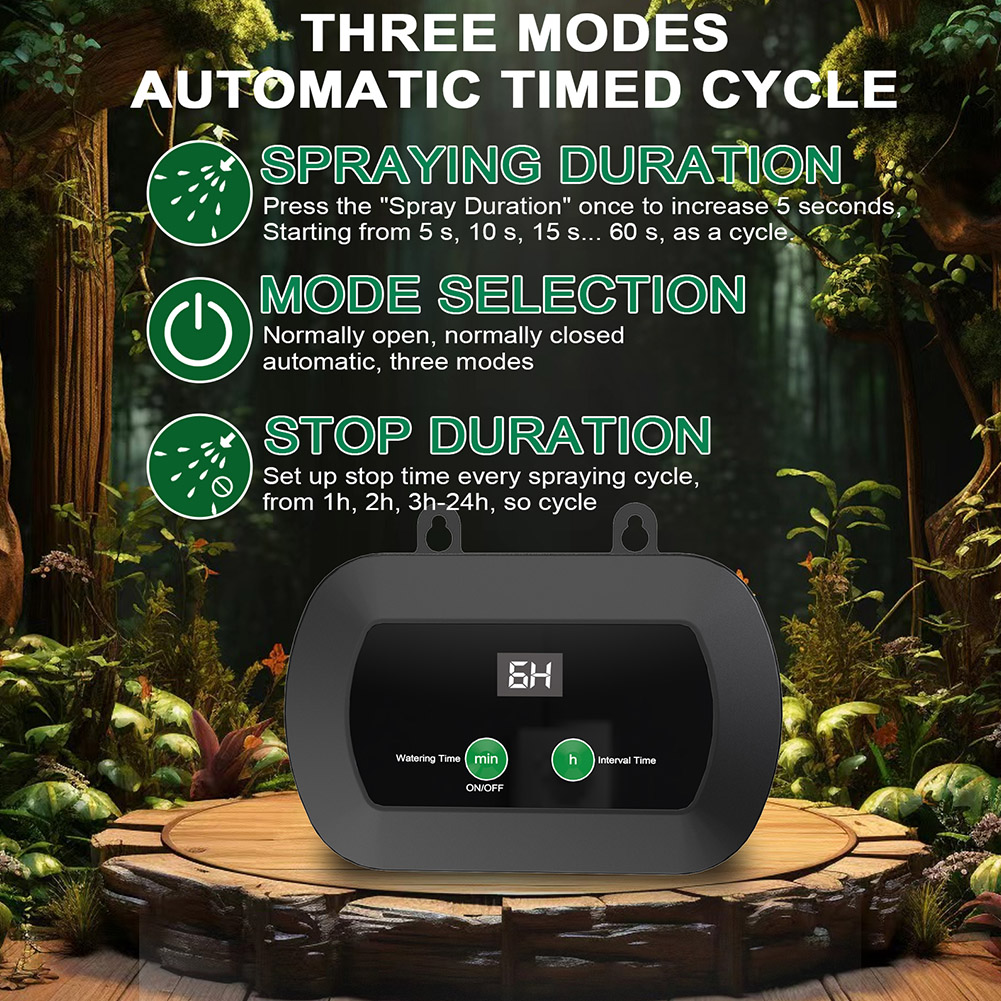 Automatic Reptile Mist Sprinkl - Terrarium Fogger Ultrasonic ulasan dan harga