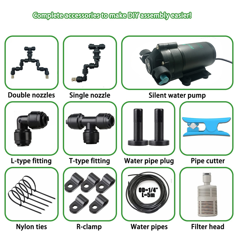 Reptile Fogger Mist System 360 - Terrarium Fogger Ultrasonic ulasan dan harga