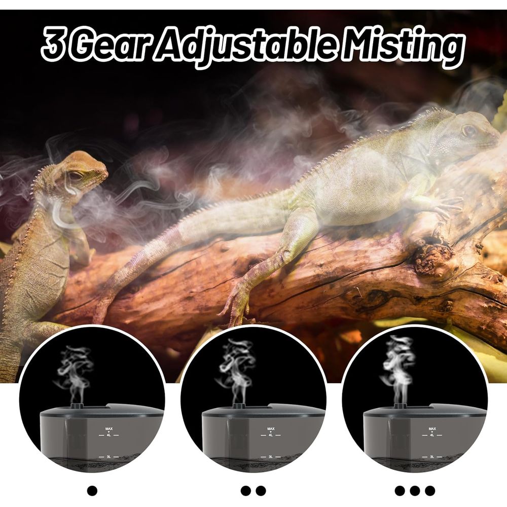 Large 4L Reptile Enclosure wit - Misting Nozzle Reptile ulasan dan harga