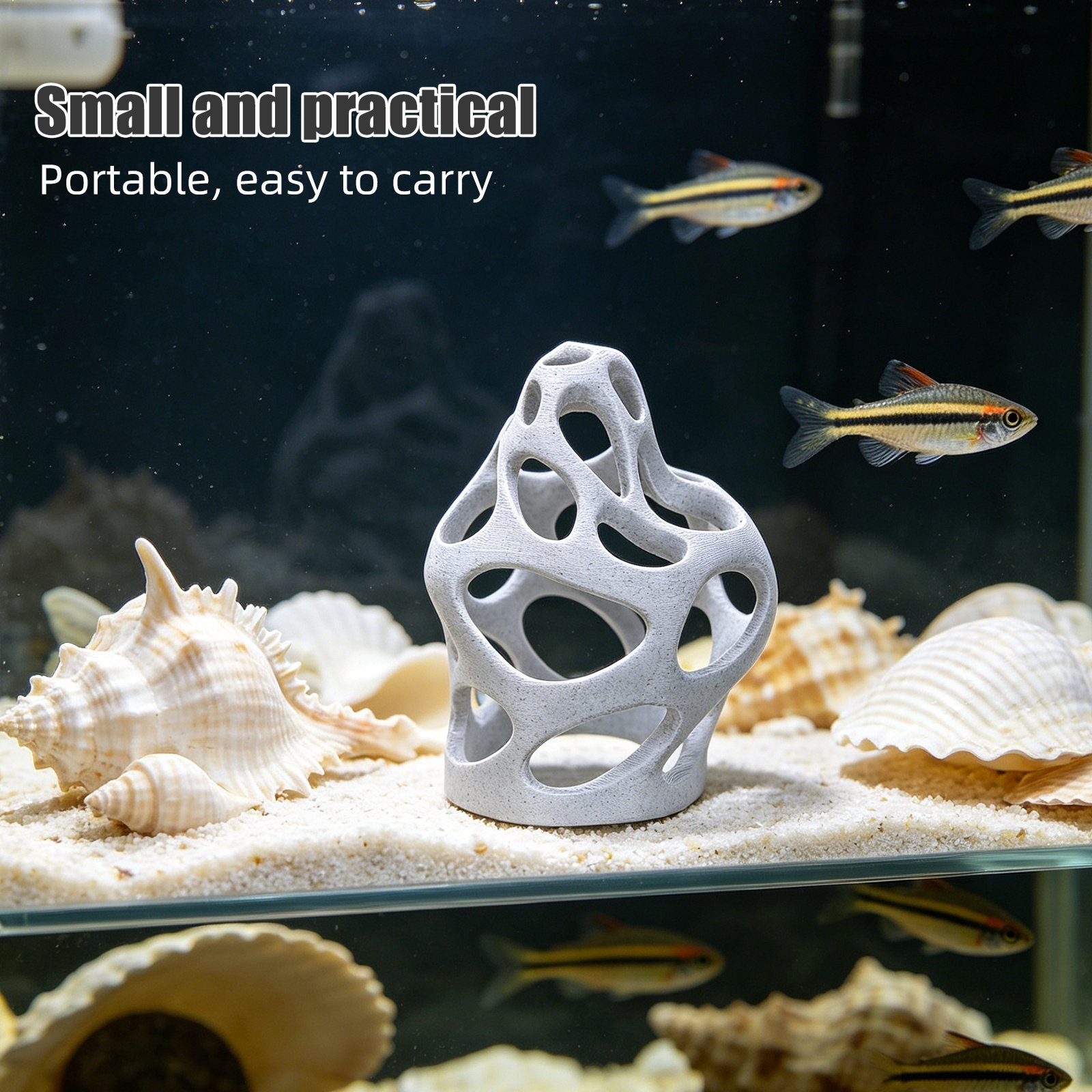 Aquarium Shrimp Hiding Fish Hi - Hide Cave Ceramic ulasan dan harga