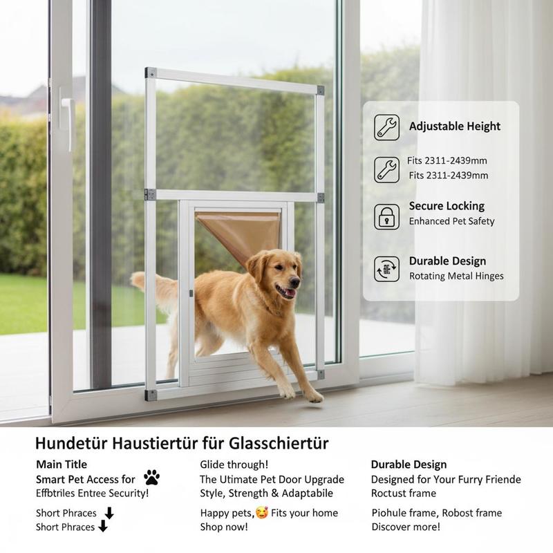 Dog Door for Sliding Glass Doo - Glass Door Hinge ulasan dan harga