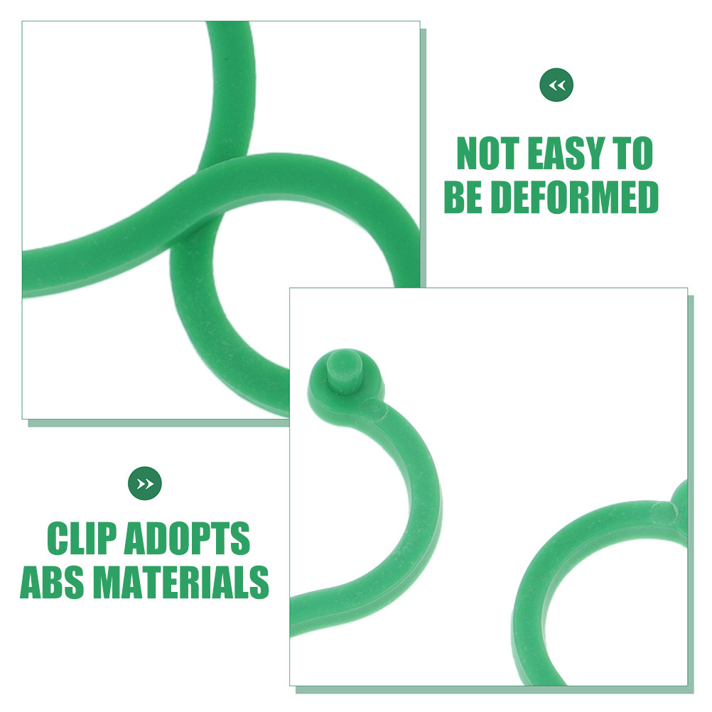 200Pcs Garden Plant Clips ABS  - Vine Climbing Plastic ulasan dan harga