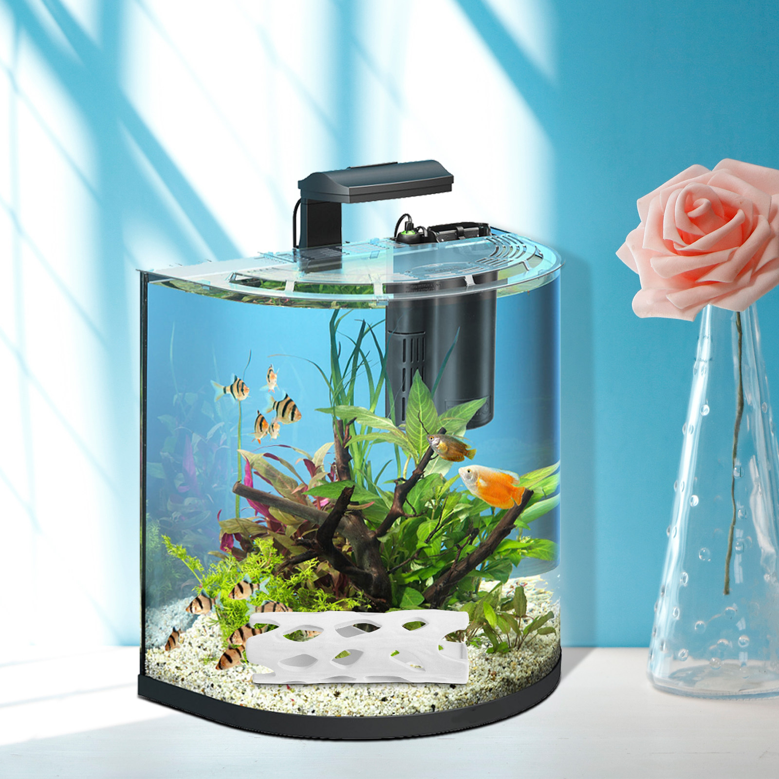 Ceramic Aquarium Decor Fish Ta - Hide Cave Ceramic ulasan dan harga