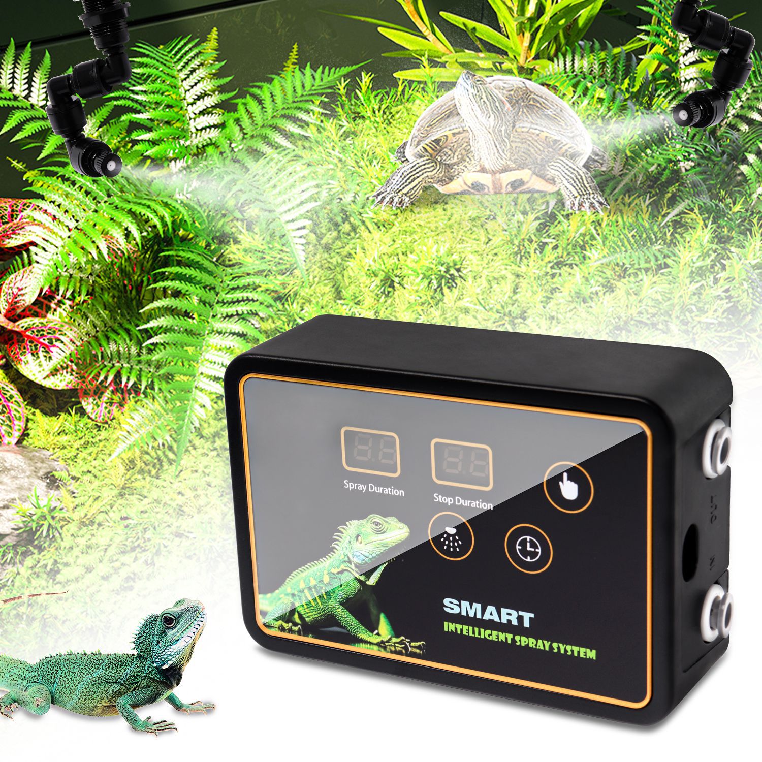 Automatic Reptile Spray System - Terrarium Fogger Ultrasonic ulasan dan harga