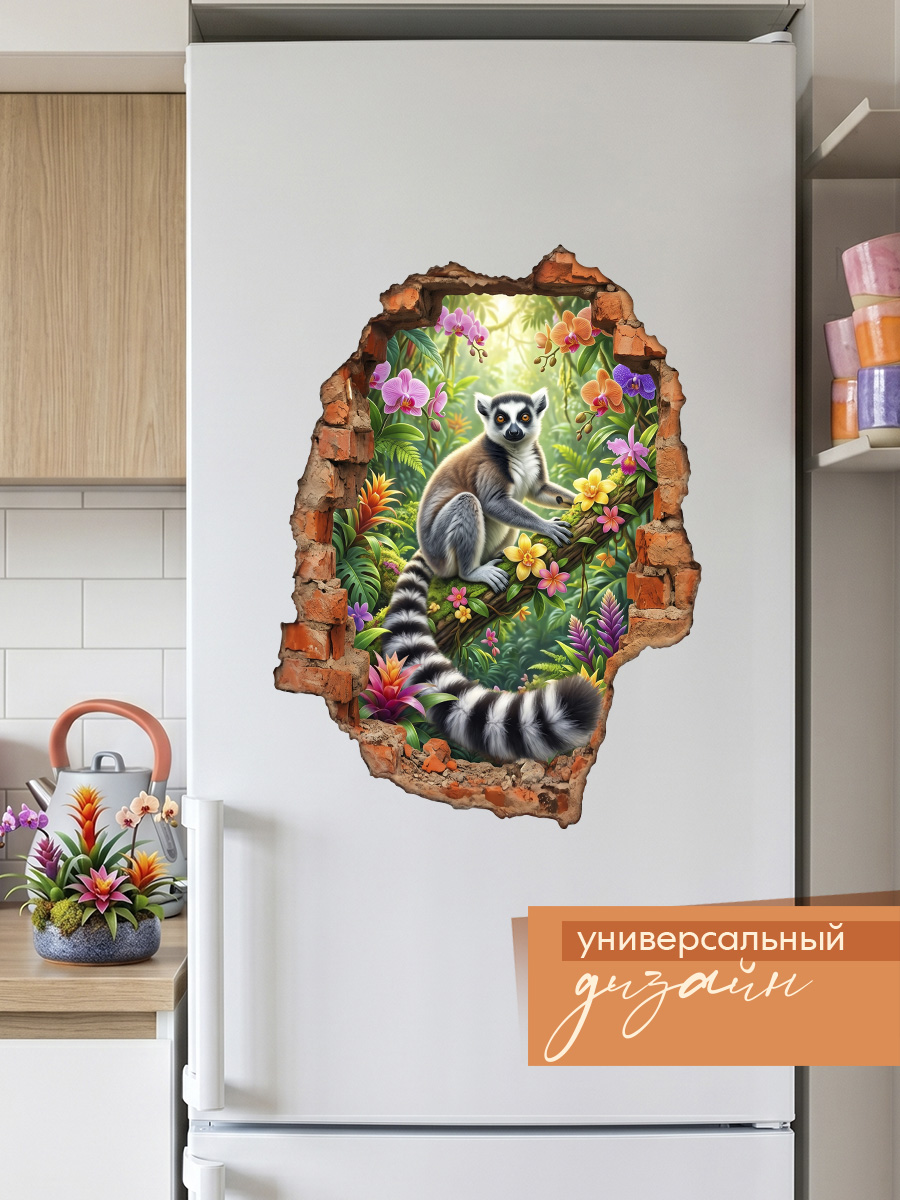 Cute Landscape Wall Stickers A - Pvc Panel Background ulasan dan harga